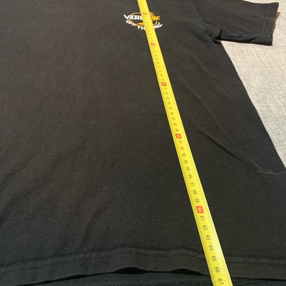 Vans Black T-Shirt with Orange Logo - Picture 5 of 6